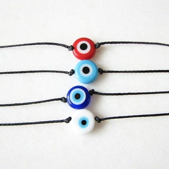 Cant See The Haters Over My Lashes Evil Eye Bracelet - Picture 14 of 15